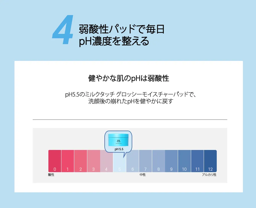 [ミルキータッチ]グロッシーモイスチャーパッド | 詳細画像7