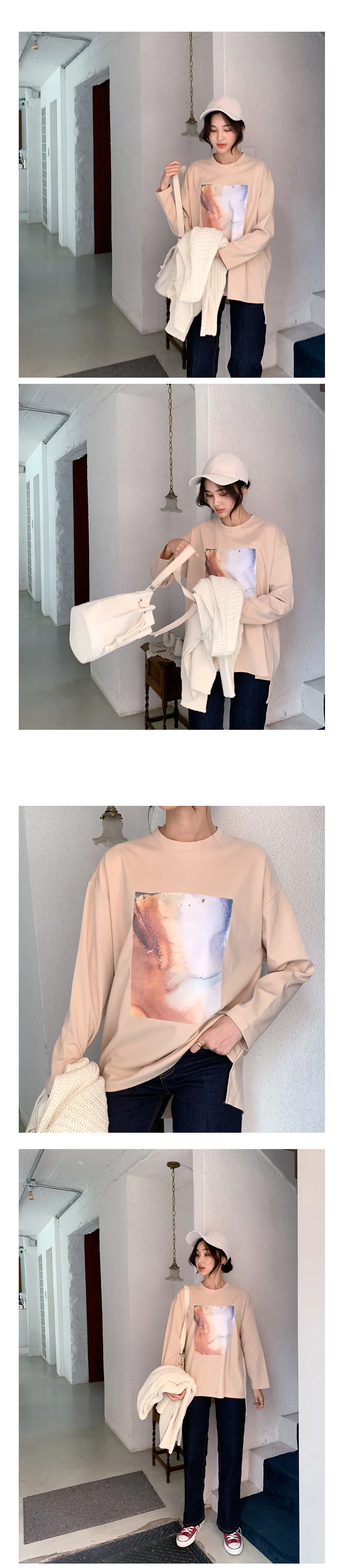スクエアプリントTシャツ・全3色 | DHOLIC | 詳細画像8