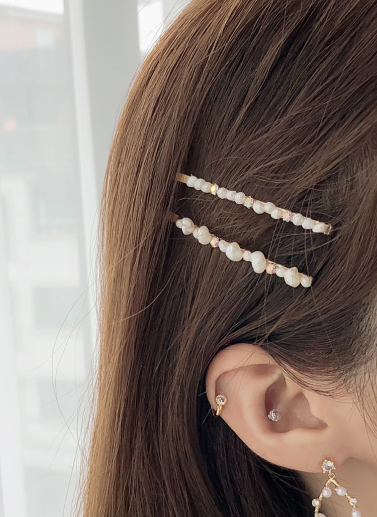 年末のプロモーション パール ヘアピン - ヘアピン - cft-hammamet.com
