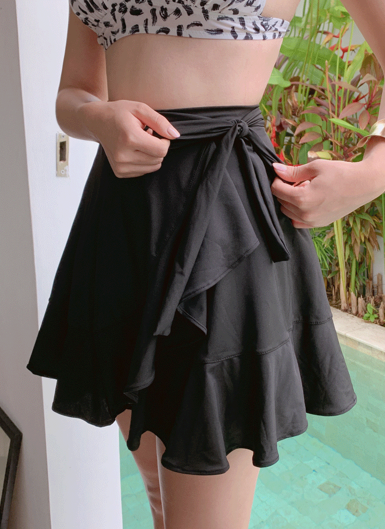 2TYPEフレアカバースカート | rohol | 詳細画像1