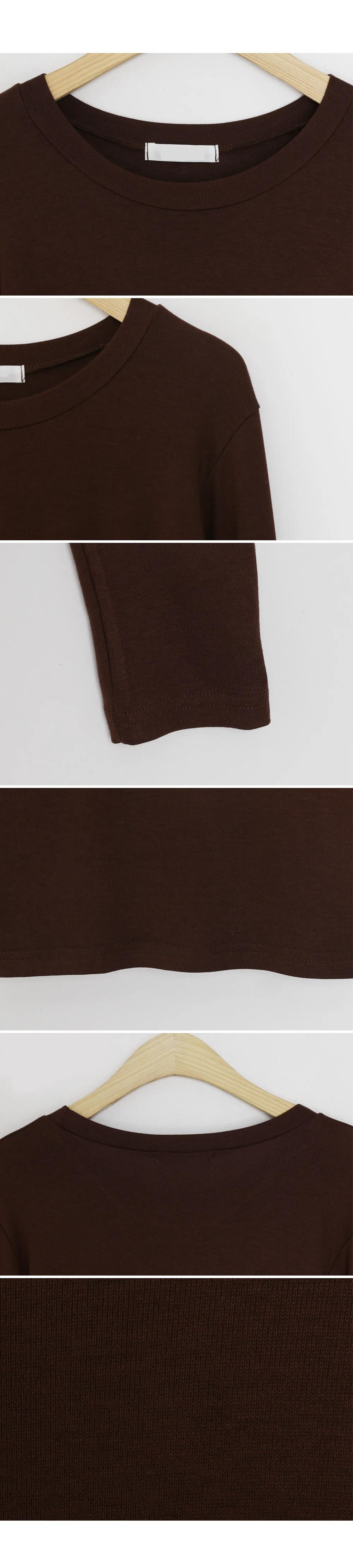 ラウンドスリムTシャツ・全3色 | DHOLIC | 詳細画像9