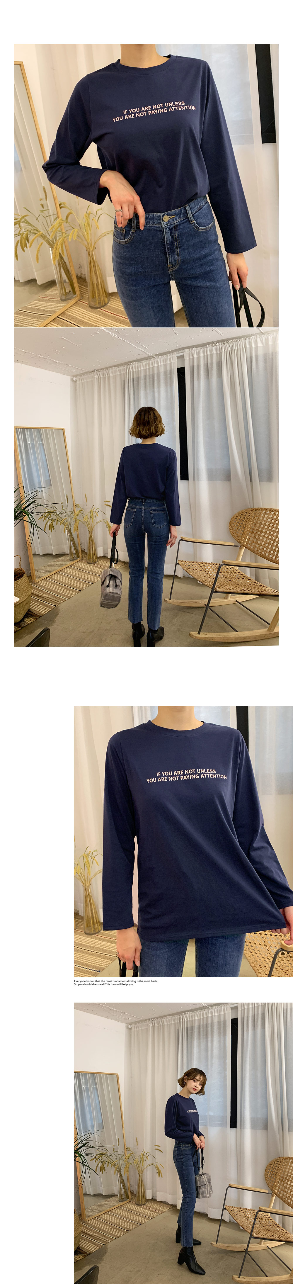 レタリングTシャツ・全3色 | DHOLIC | 詳細画像8