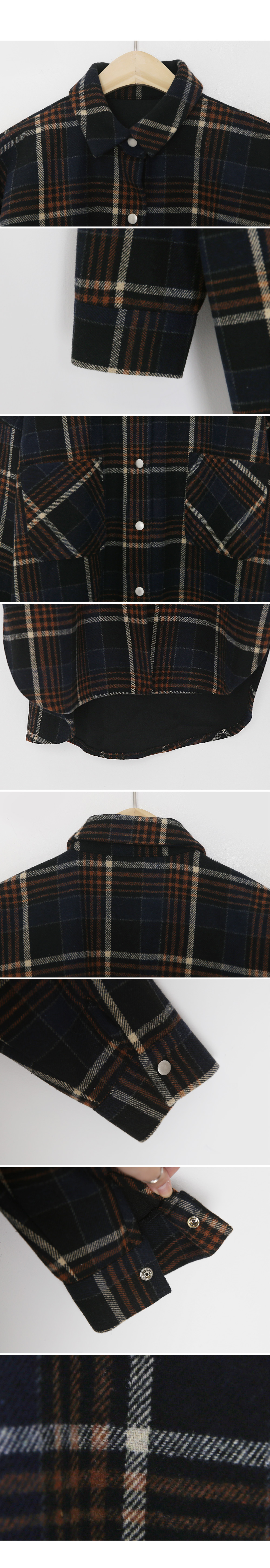 ロングチェックシャツジャケット・全3色 | DHOLIC | 詳細画像6