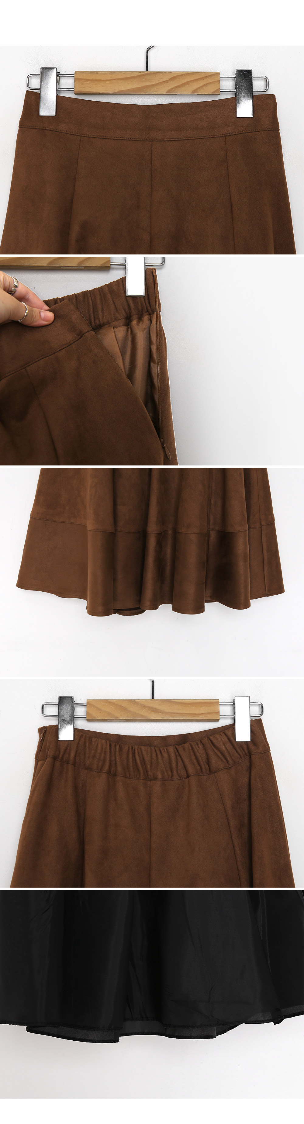 スエード調フレアスカート・全2色 | DHOLIC PLUS | 詳細画像12