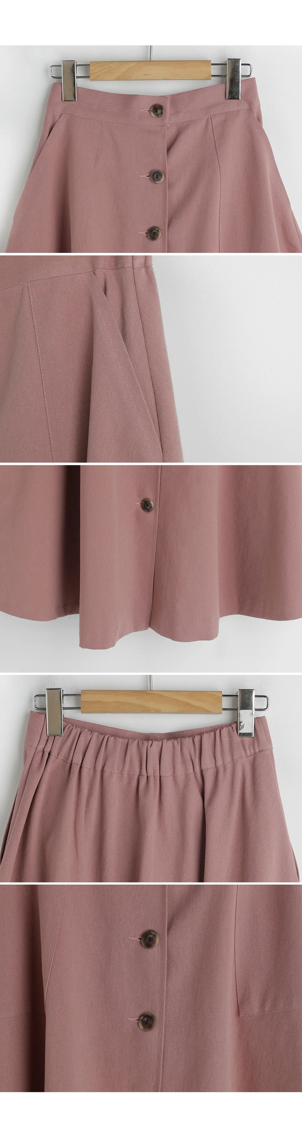 ボタンフレアロングスカート・全3色 | DHOLIC PLUS | 詳細画像10