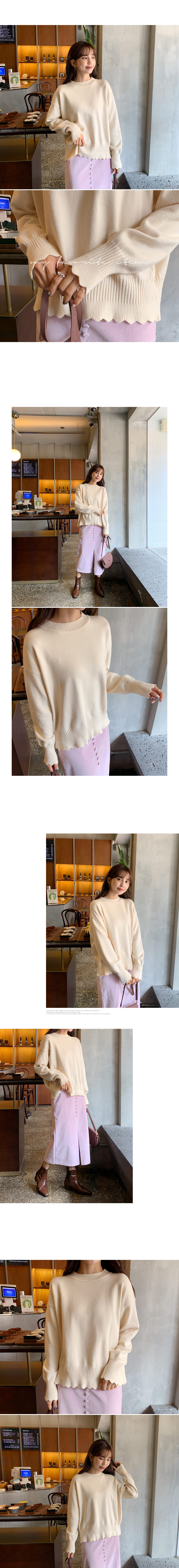 くるみボタンスリットスカート・全4色 | DHOLIC | 詳細画像5