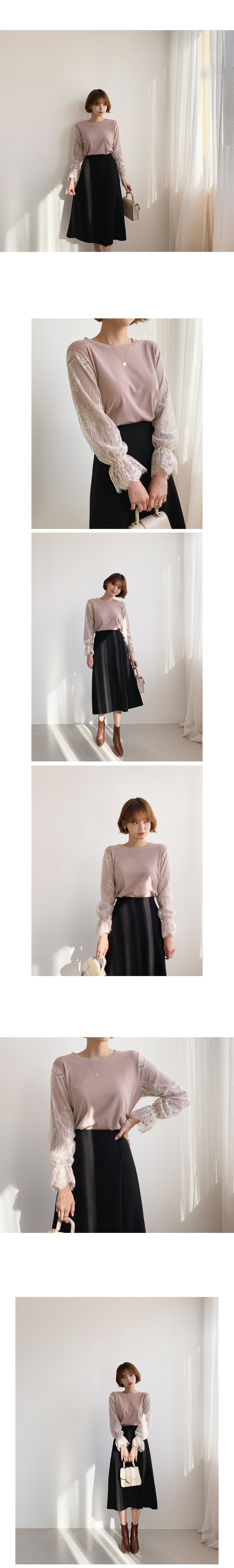 タックAラインスカート・全2色 | DHOLIC | 詳細画像6