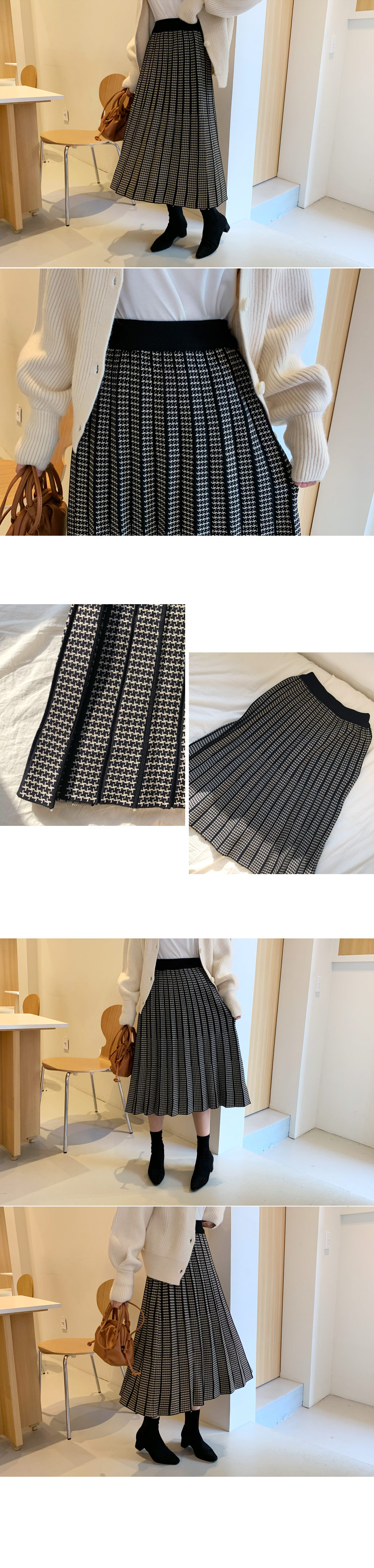 チェックニットプリーツスカート・全2色 | DHOLIC PLUS | 詳細画像2