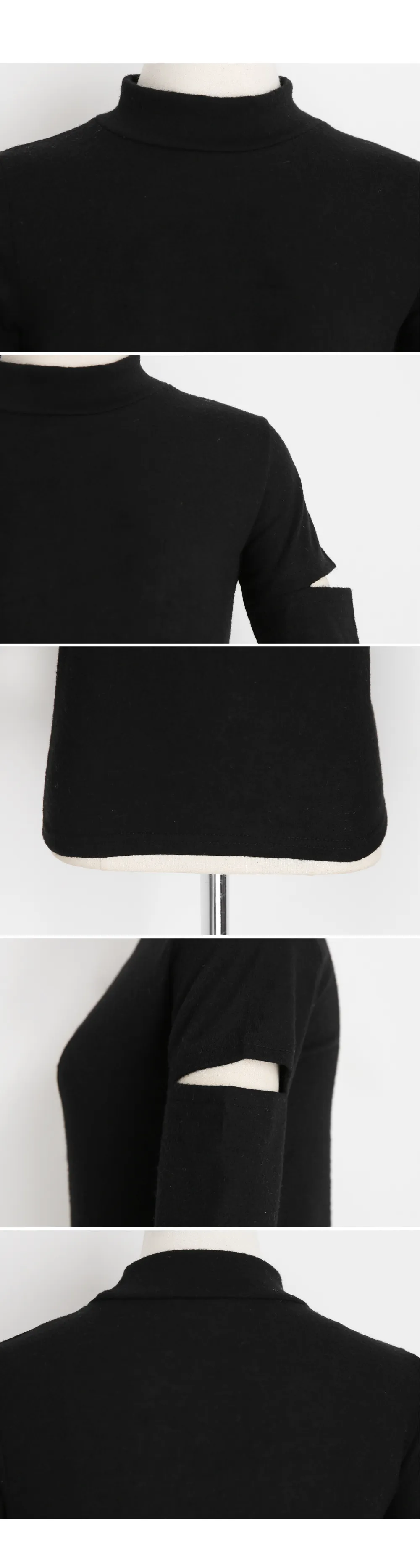スリーブカットハーフネックTシャツ・全4色 | DHOLIC | 詳細画像7