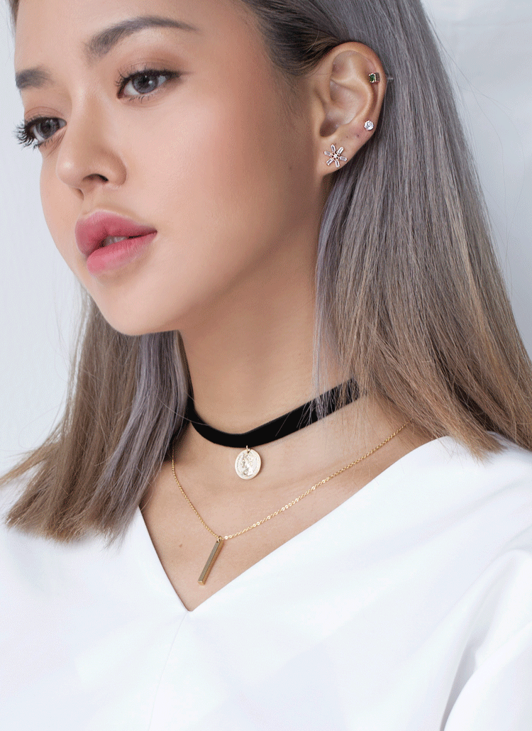 スエードコインチョーカー ネックレスset レディースファッション通販 Dholic 公式