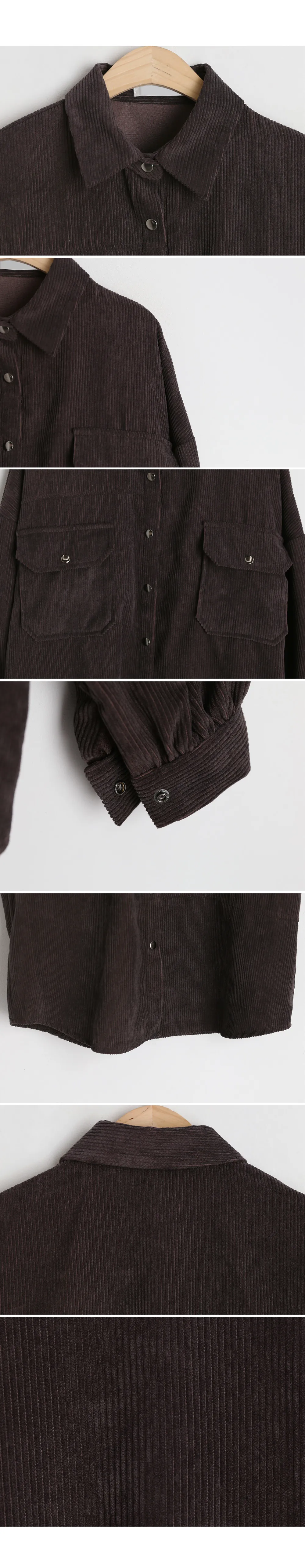 ツーポケットコーデュロイシャツ・全3色 | DHOLIC | 詳細画像7