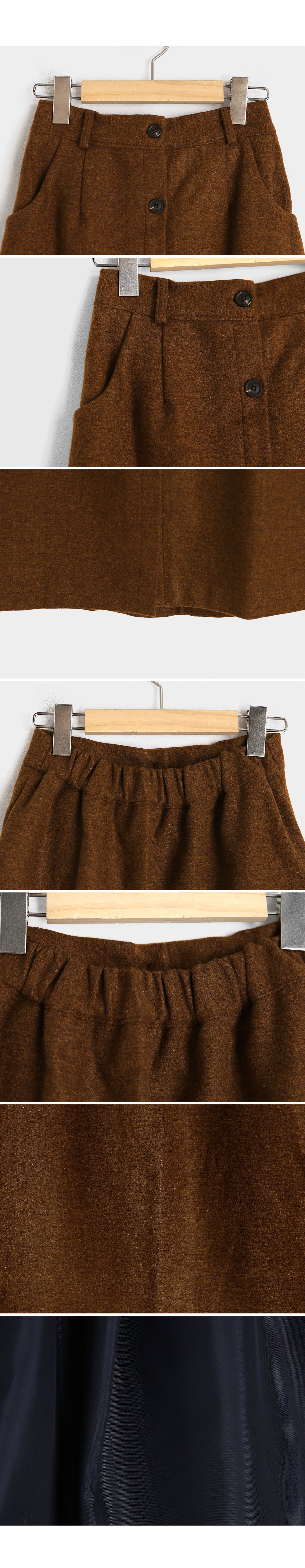 ボタンAラインスカート・全2色 | DHOLIC PLUS | 詳細画像9