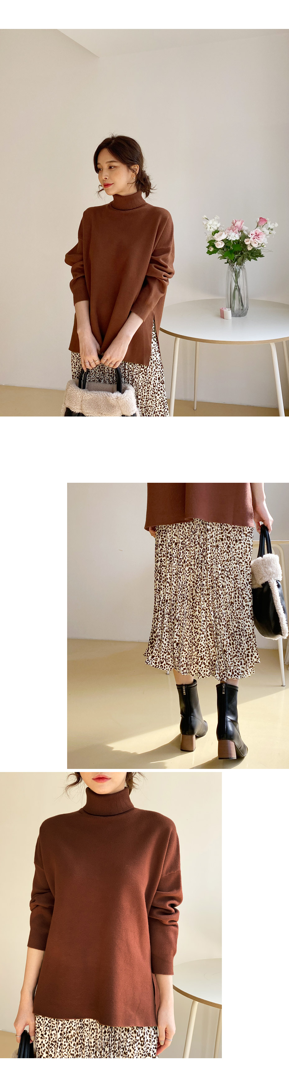 プリーツレオパードスカート・全2色 | DHOLIC PLUS | 詳細画像8
