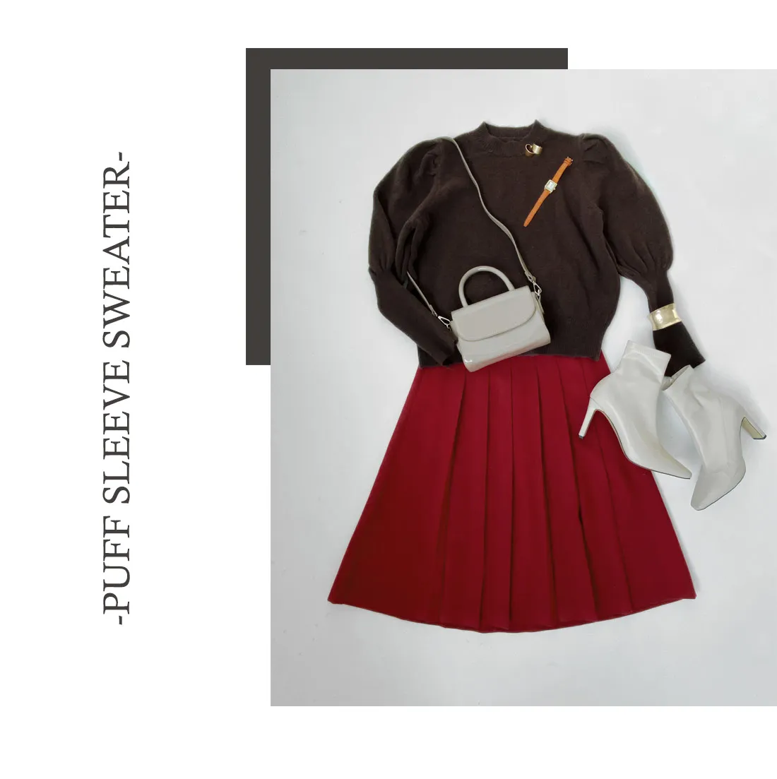 プリーツAラインスカート・全3色 | DHOLIC PLUS | 詳細画像5
