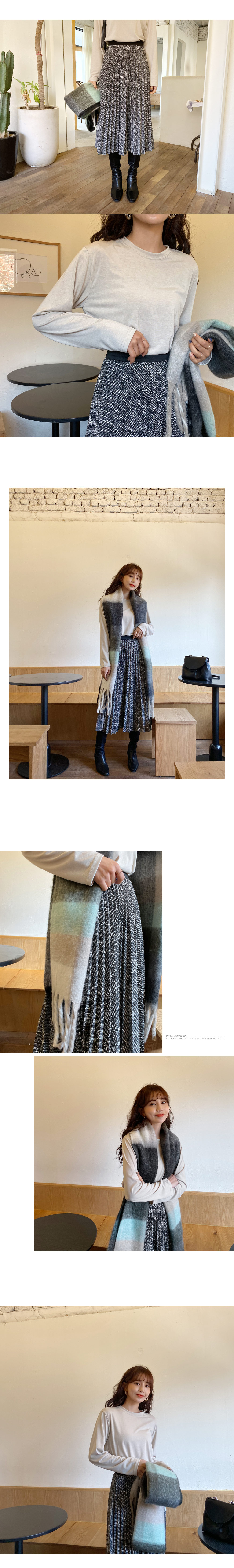 ツイードプリーツスカート・全2色 | DHOLIC | 詳細画像4