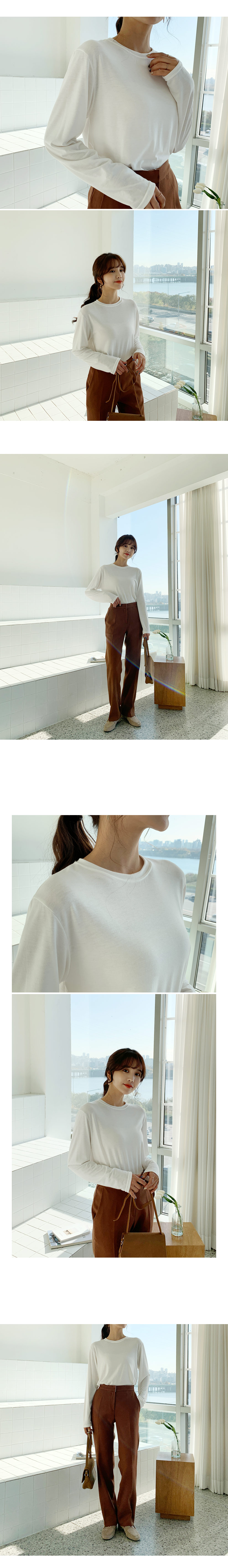 ラウンドネックシャツ・全5色 | DHOLIC | 詳細画像5