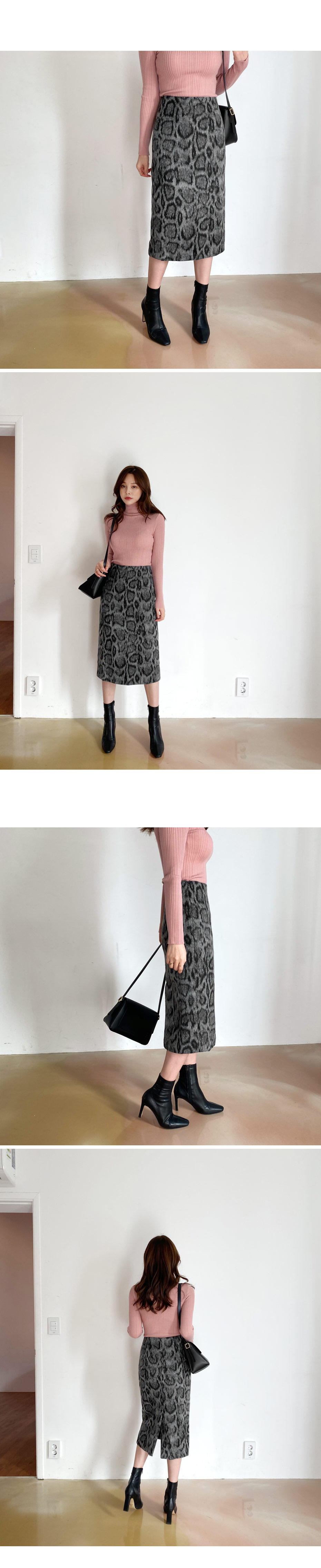 レオパードHラインスカート・全2色 | DHOLIC PLUS | 詳細画像2