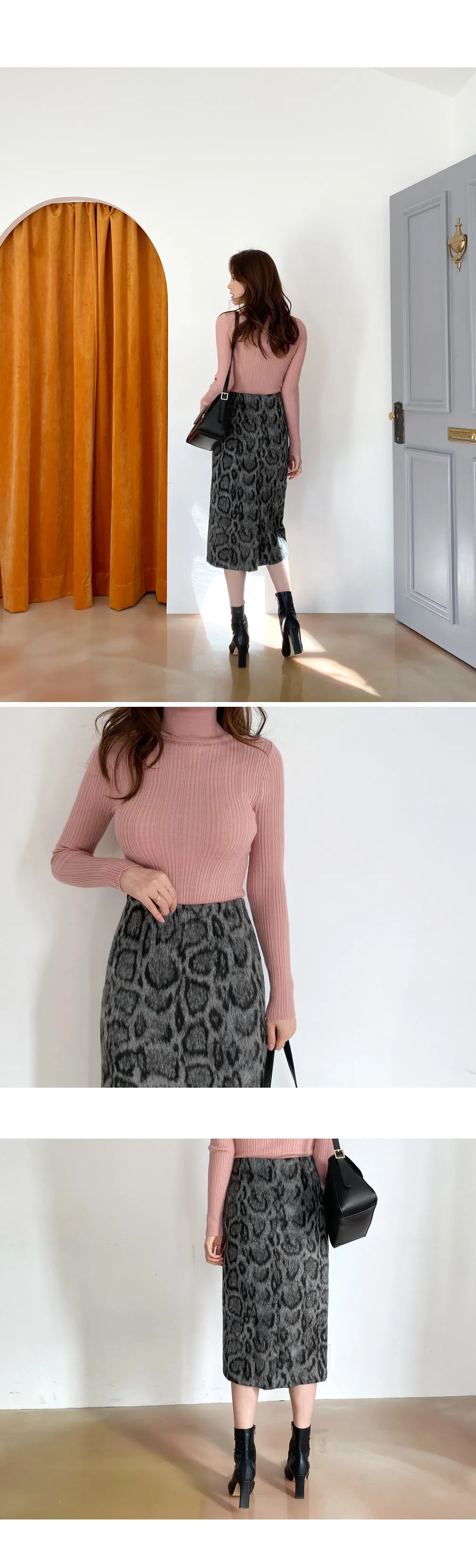 レオパードHラインスカート・全2色 | DHOLIC PLUS | 詳細画像6