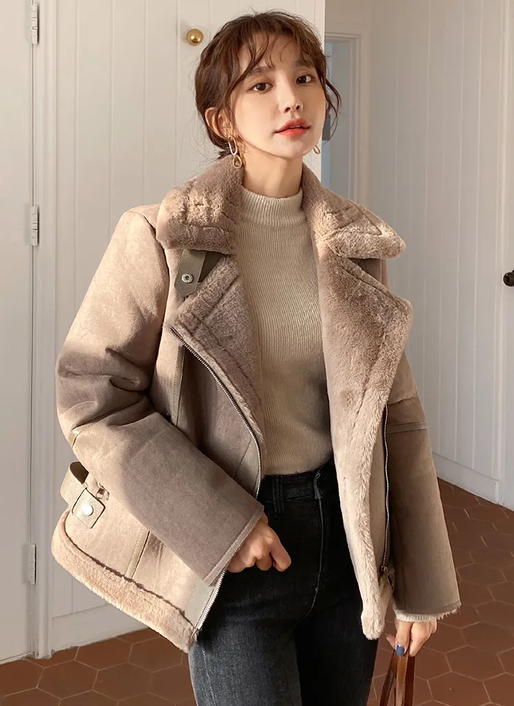 ムートン調ジャケット・全2色 | DHOLIC | 詳細画像1