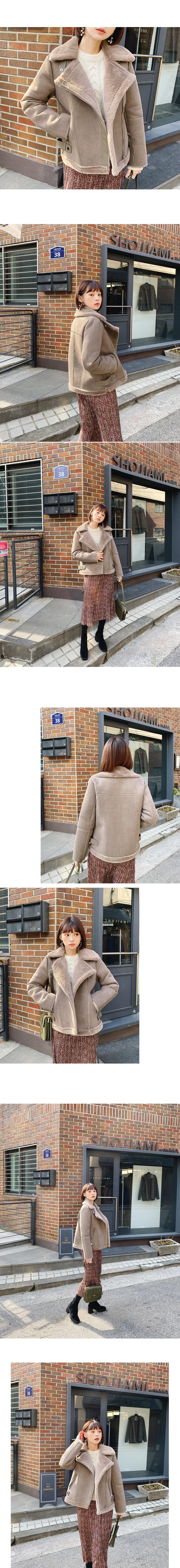 ムートン調ジャケット・全2色 | DHOLIC | 詳細画像2