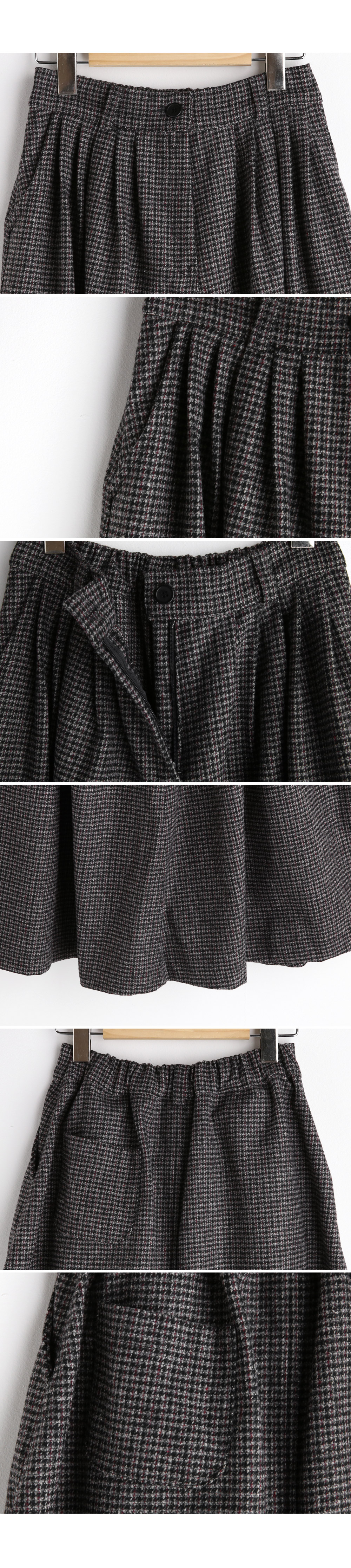 チェックフレアロングスカート・全2色 | DHOLIC PLUS | 詳細画像8