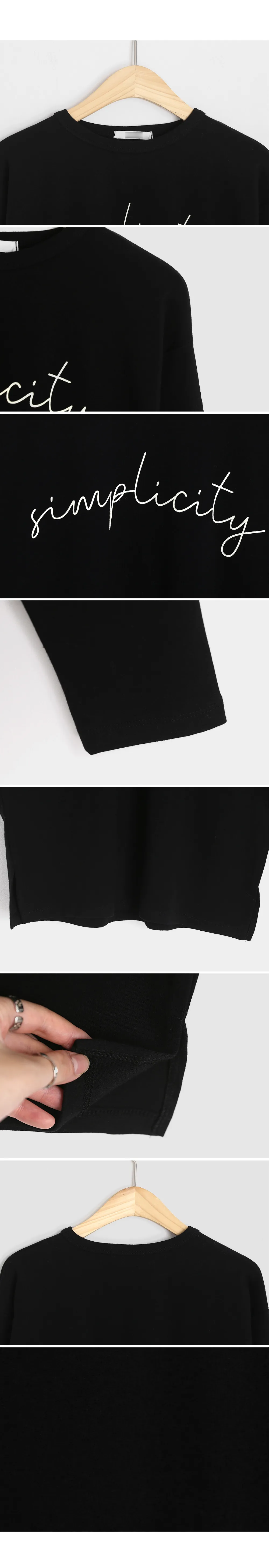 レタリングスリットTシャツ・全4色 | DHOLIC PLUS | 詳細画像16