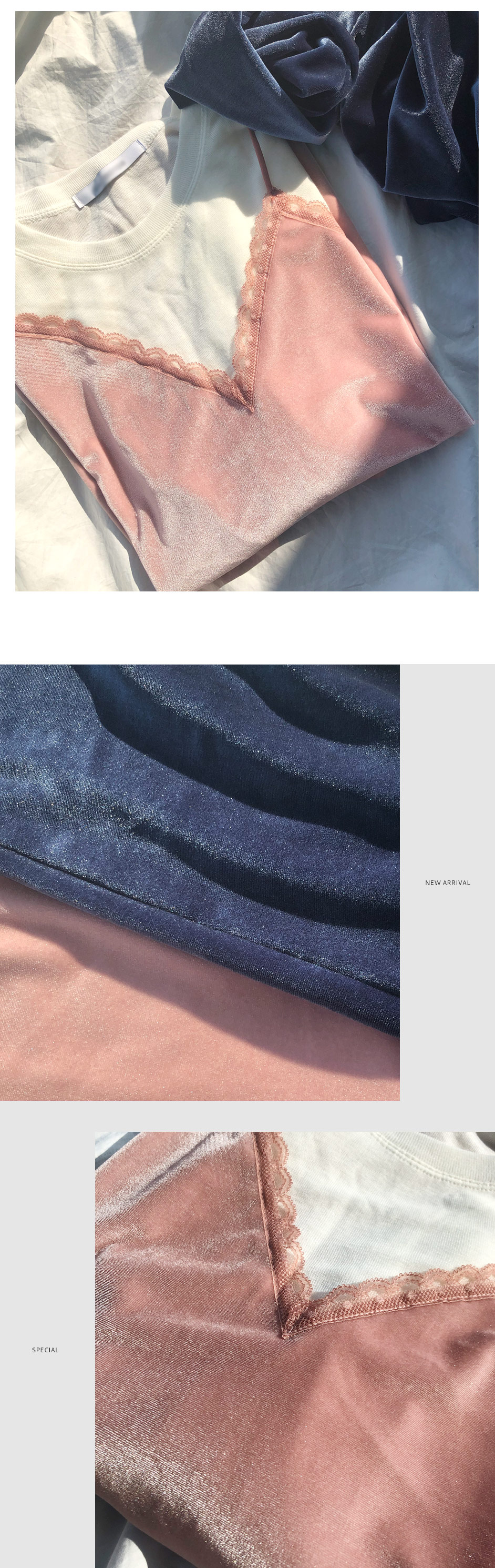 ベロアコントラストTシャツ・全3色 | DHOLIC PLUS | 詳細画像10