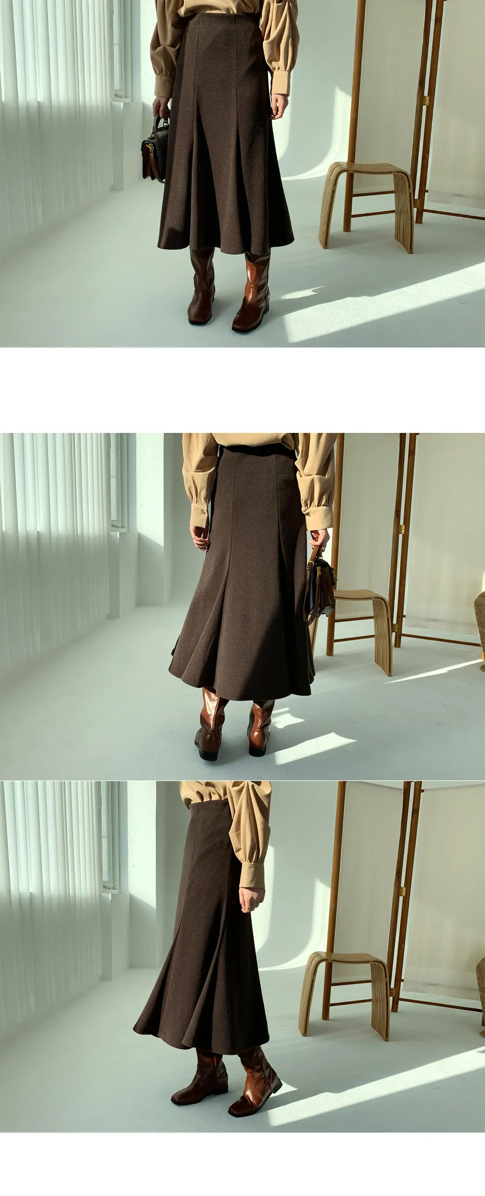 ロングAラインスカート・全4色 | DHOLIC PLUS | 詳細画像2