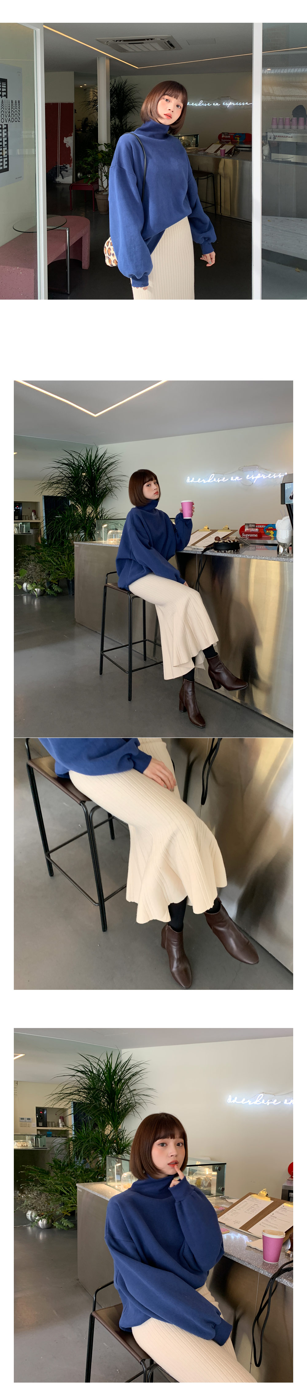 リブニットマーメイドスカート・全4色 | DHOLIC | 詳細画像7