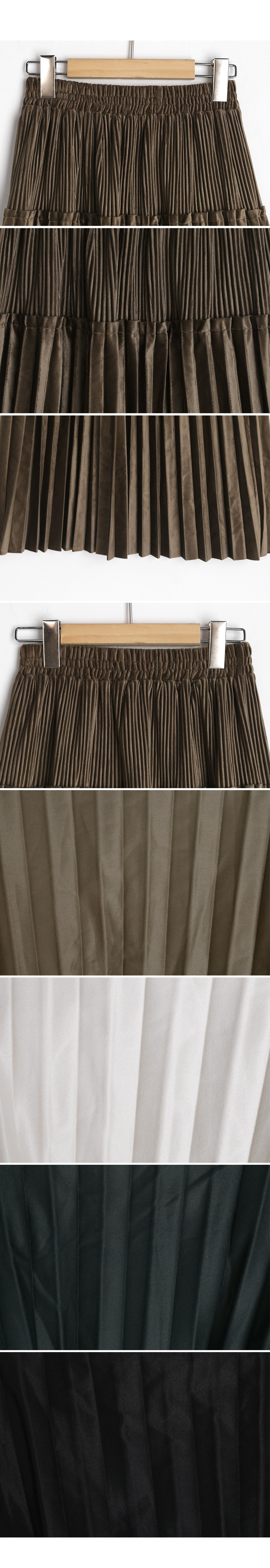 ベロアプリーツスカート・全4色 | DHOLIC PLUS | 詳細画像23