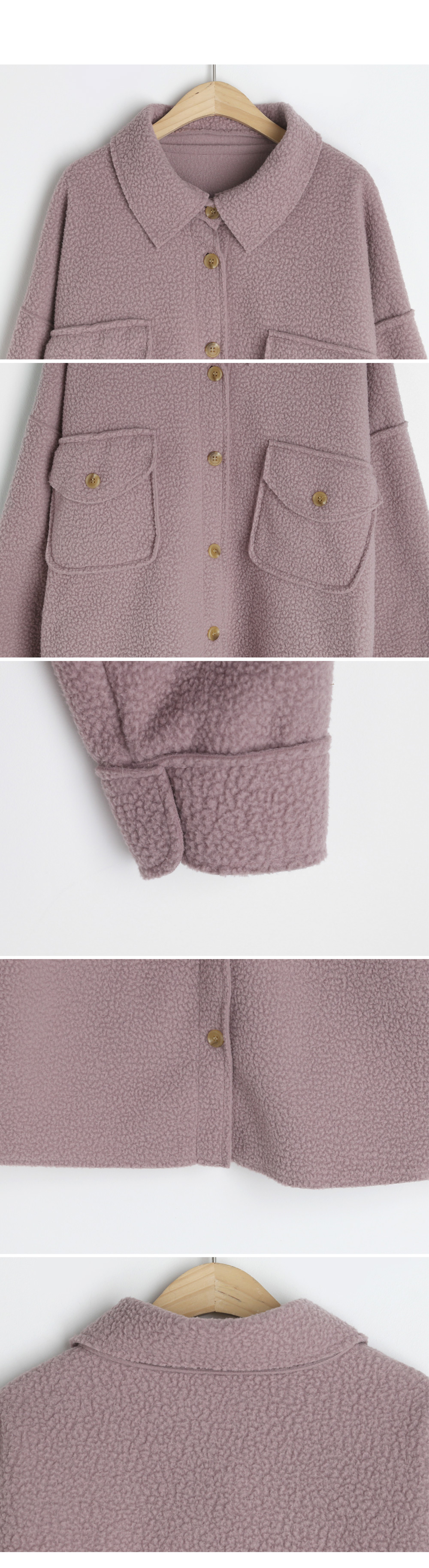 ボアシャツジャケット・全3色 | DHOLIC | 詳細画像8