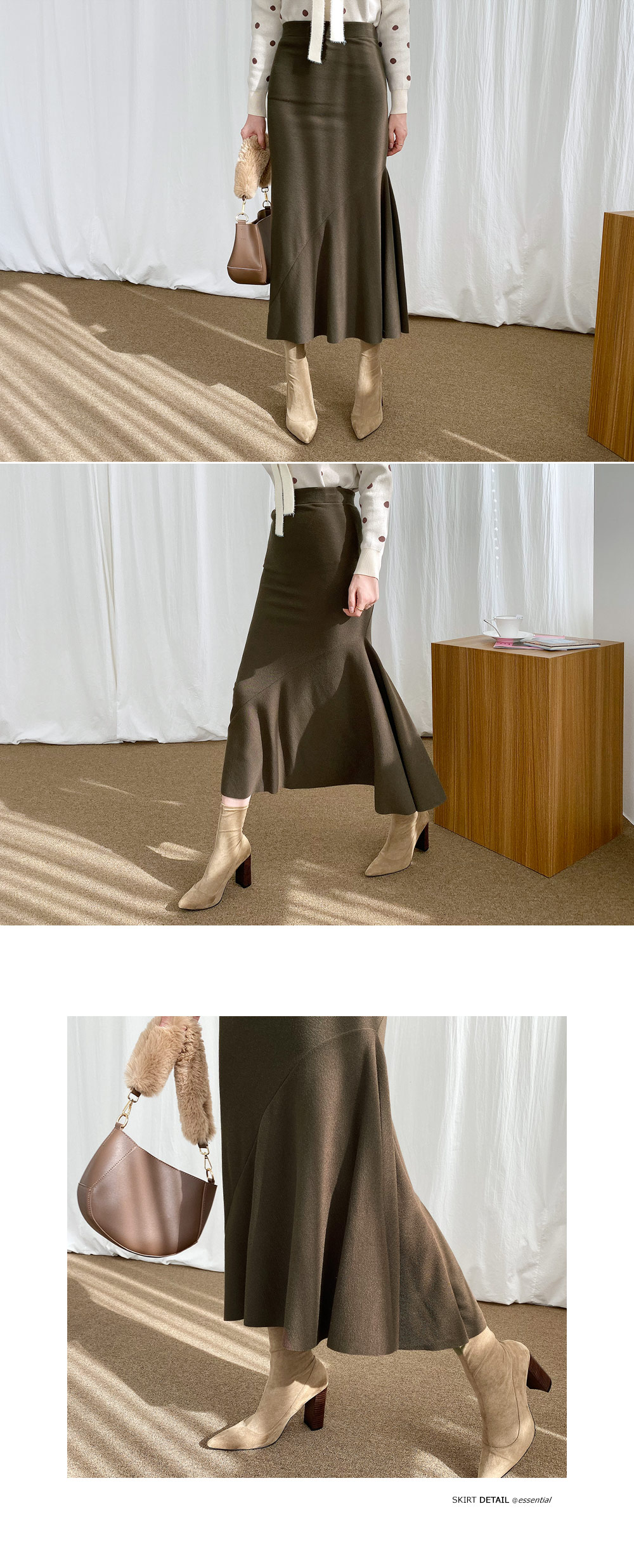 フレアニットスカート・全3色 | DHOLIC PLUS | 詳細画像2
