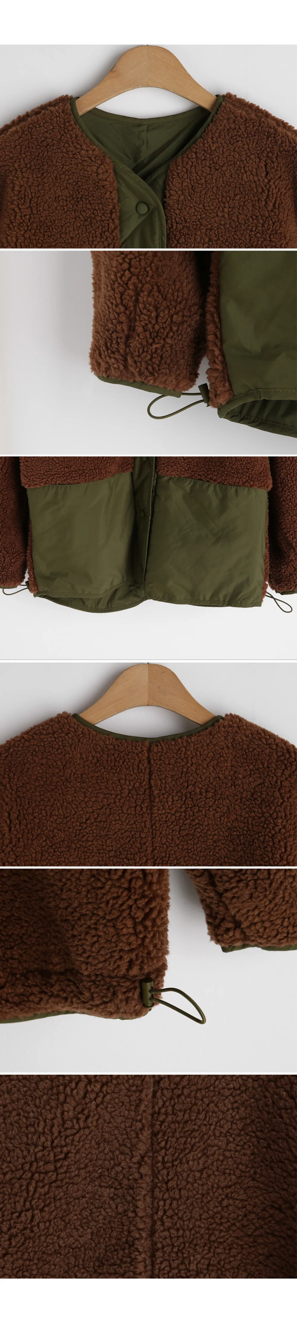 ボアコントラストジャケット・全3色 | DHOLIC | 詳細画像7