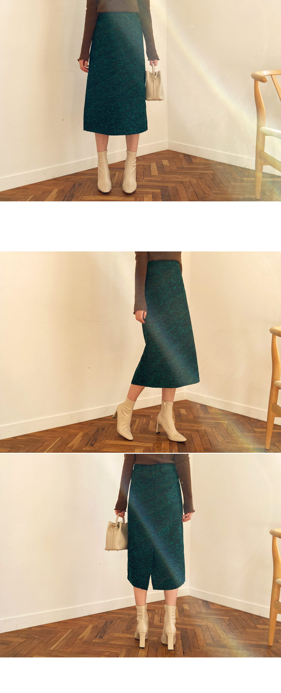ウール混ツイードスカート・全3色 | DHOLIC PLUS | 詳細画像2