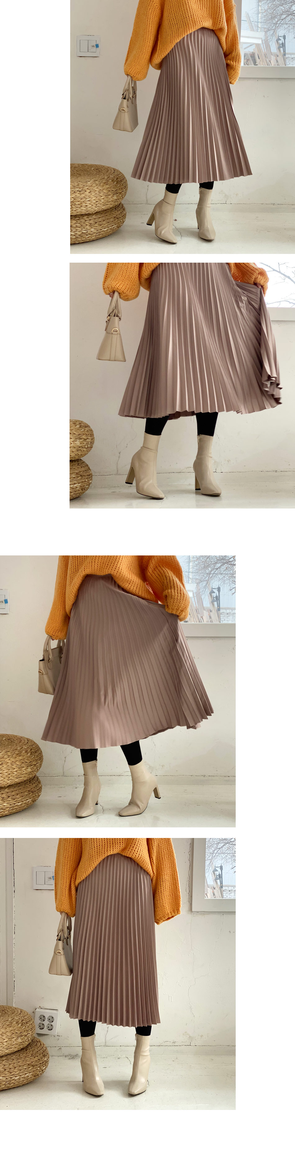 バックゴムプリーツスカート・全2色 | DHOLIC PLUS | 詳細画像2