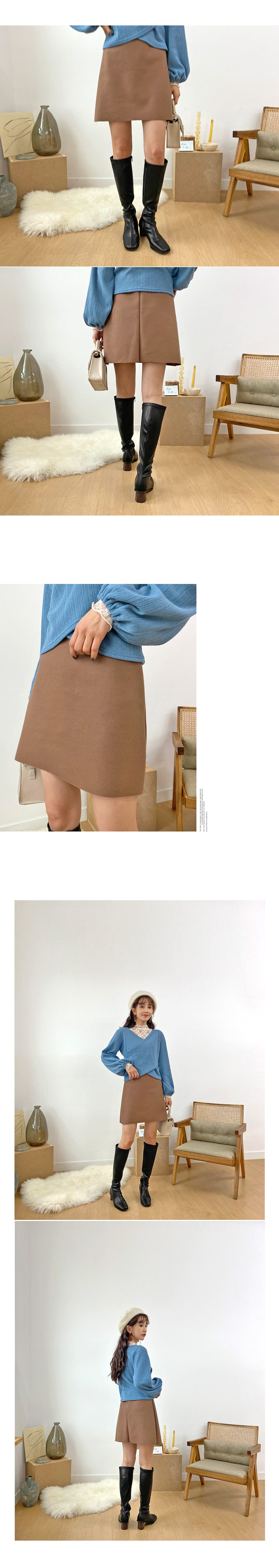 ウール混ミニスカート・全5色 | DHOLIC | 詳細画像2