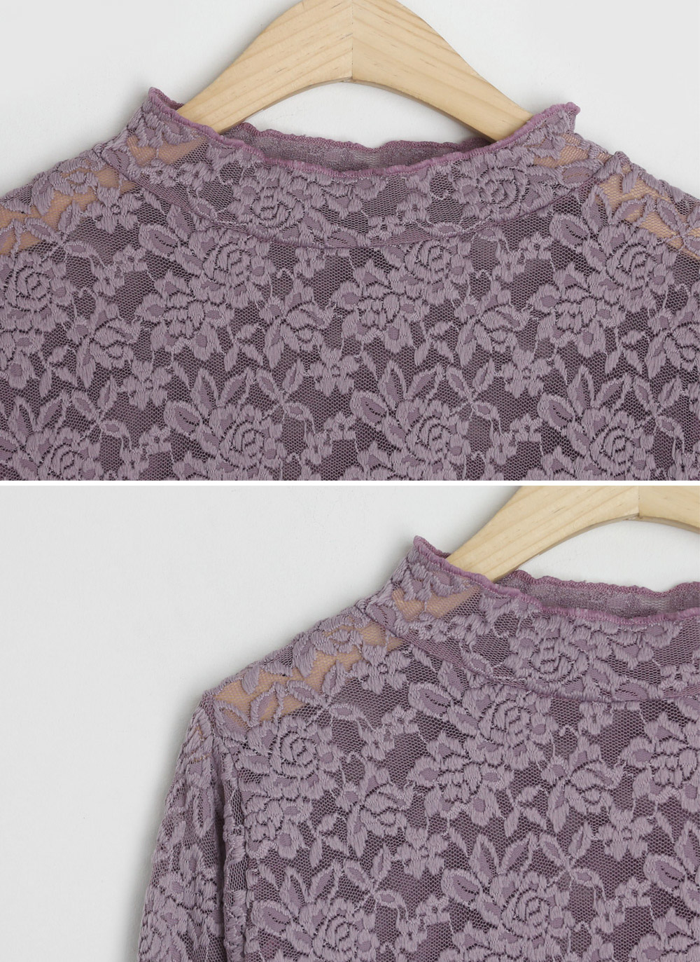 スカラップフラワーレースTシャツ・全3色 | DHOLIC | 詳細画像10