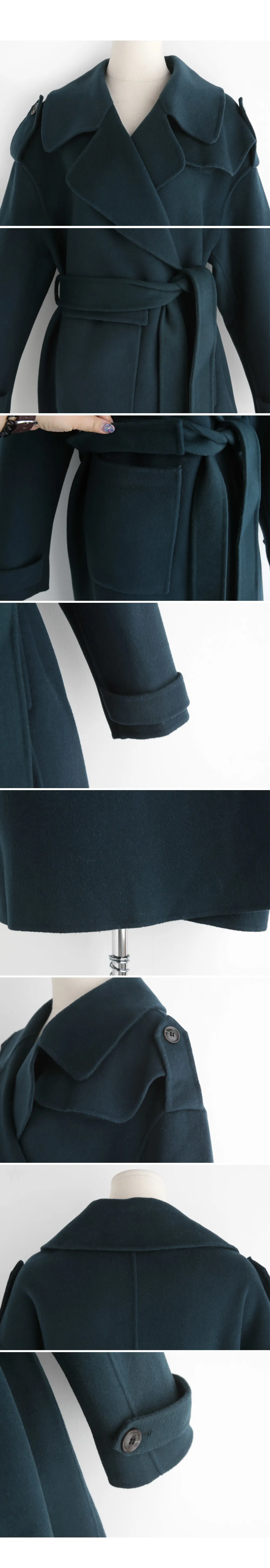 ストラップ付ポケットコート・全3色 | DHOLIC PLUS | 詳細画像12