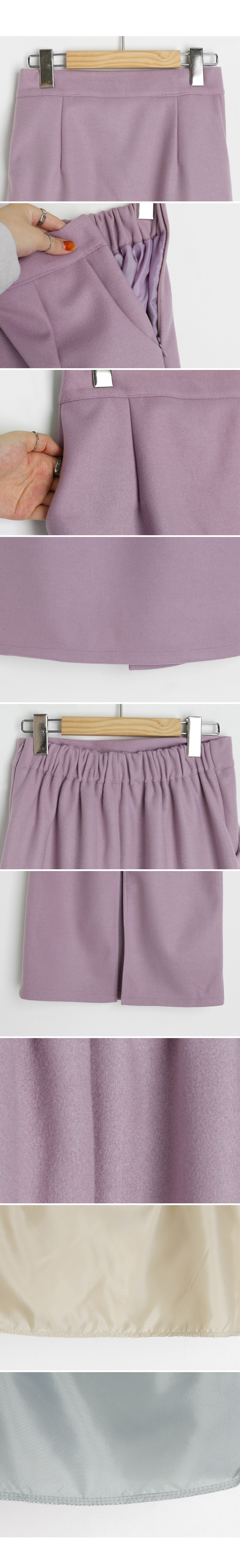 ウール混ポケットHラインスカート・全3色 | DHOLIC | 詳細画像8