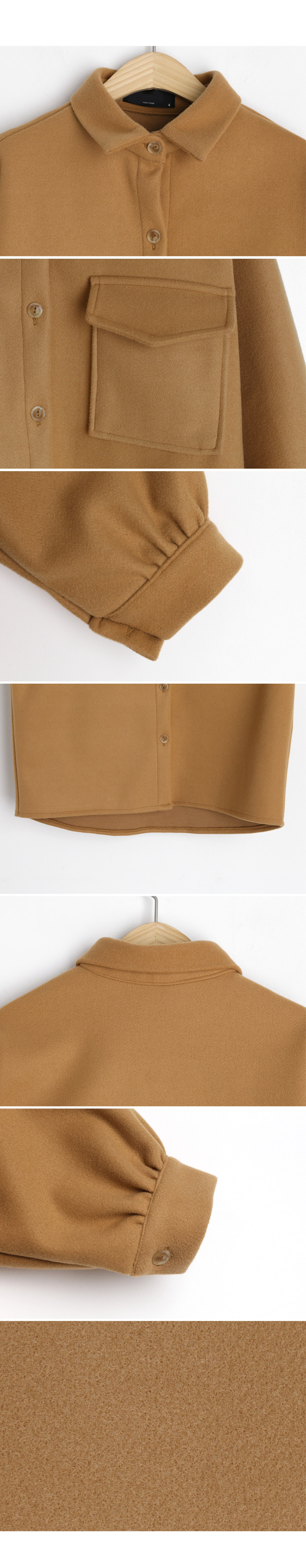 ウール混ポケットシャツ・全2色 | DHOLIC PLUS | 詳細画像11