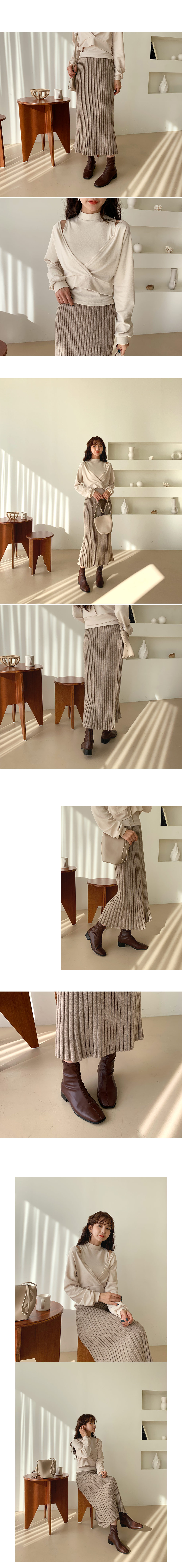 プリーツニットスカート・全4色 | DHOLIC | 詳細画像2