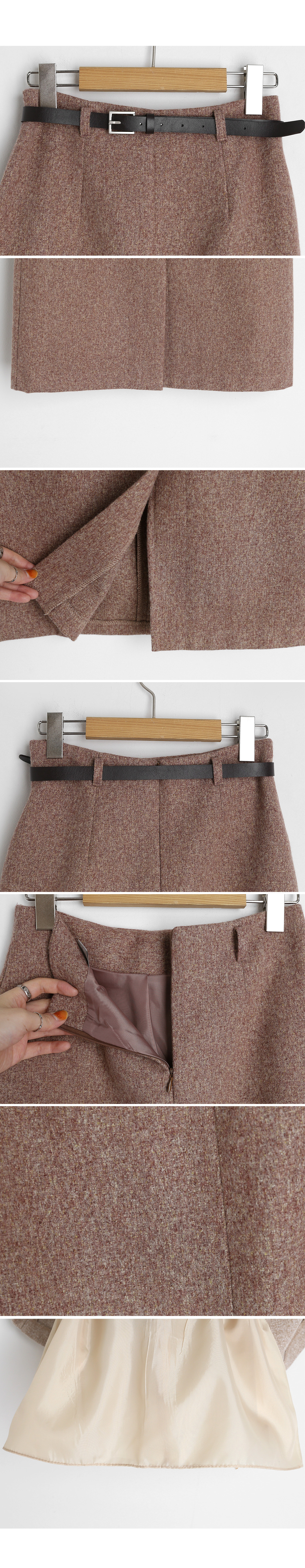 ベルト付スリットHラインスカート・全2色 | DHOLIC PLUS | 詳細画像14