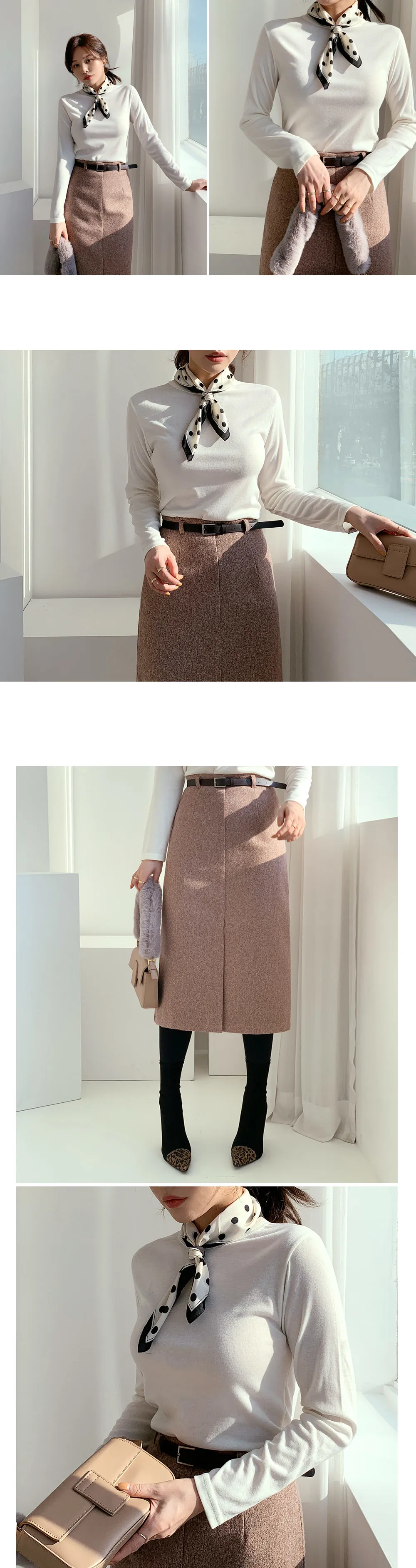 ベルト付スリットHラインスカート・全2色 | DHOLIC PLUS | 詳細画像9
