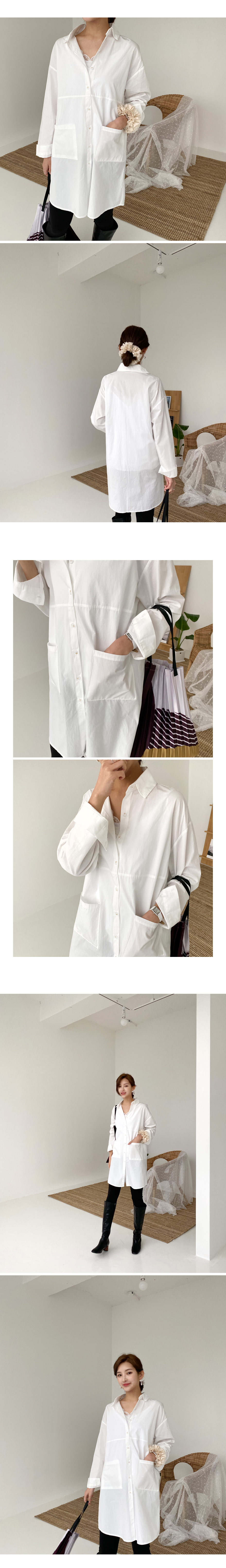 ポケットロングシャツ・全3色 | DHOLIC PLUS | 詳細画像9