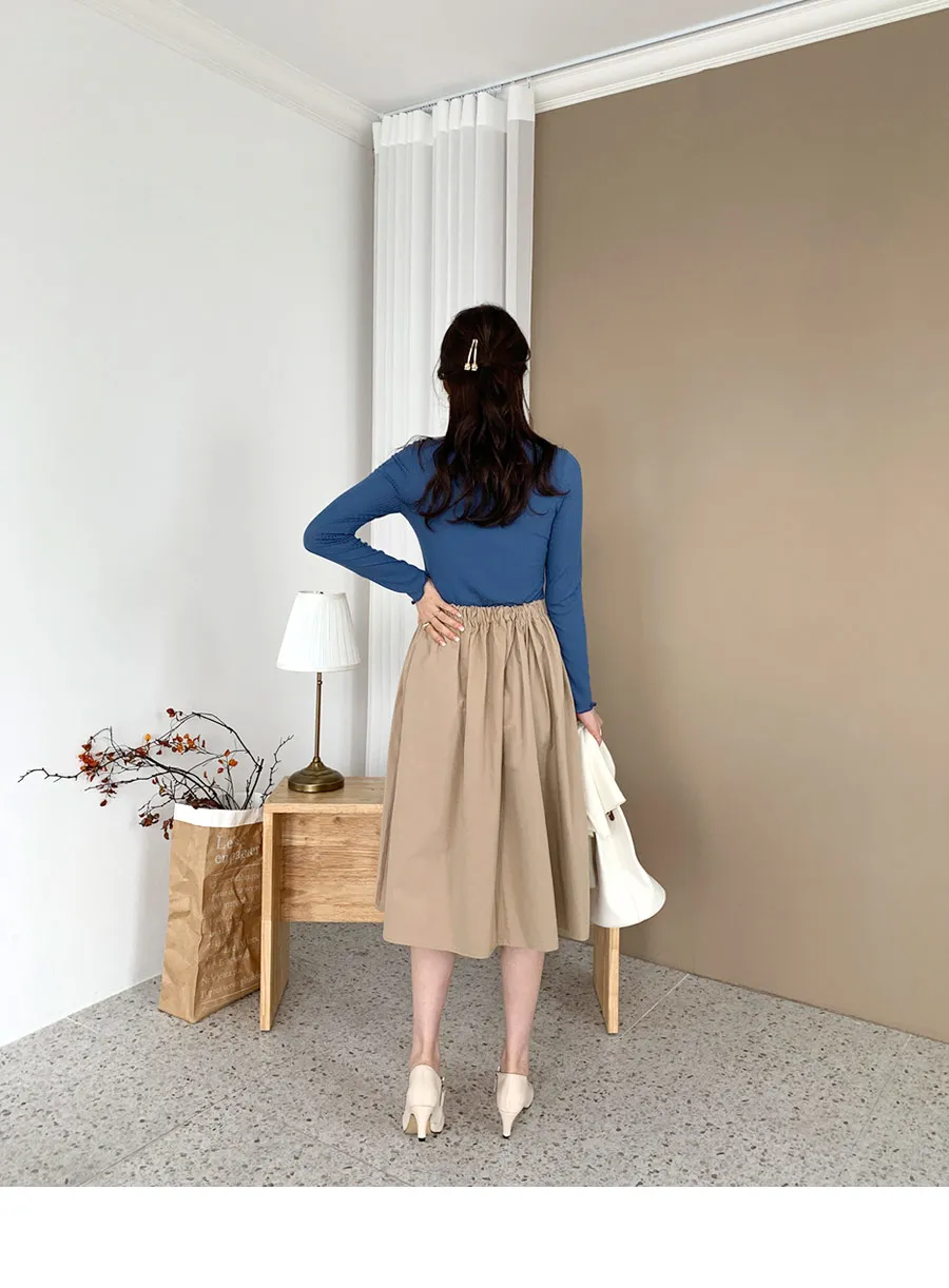 コットンAラインスカート・全7色 | DHOLIC PLUS | 詳細画像10