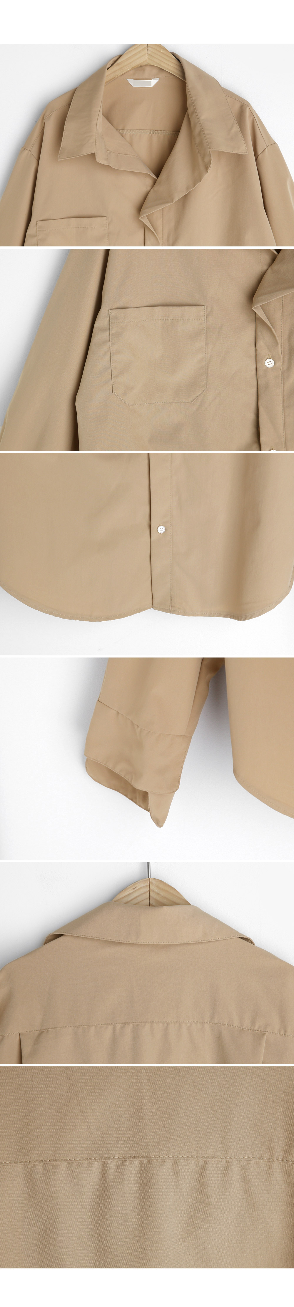 オープンカラーポケットシャツ・全3色 | DHOLIC PLUS | 詳細画像9
