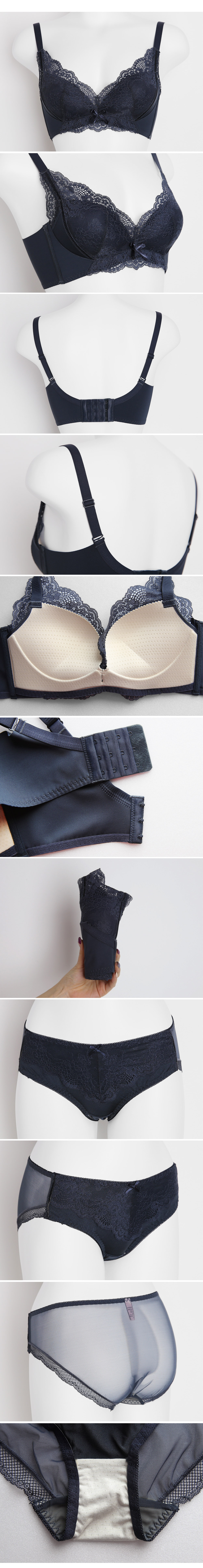 リボンレースブラ&ショーツSET・全3色 | DHOLIC | 詳細画像8