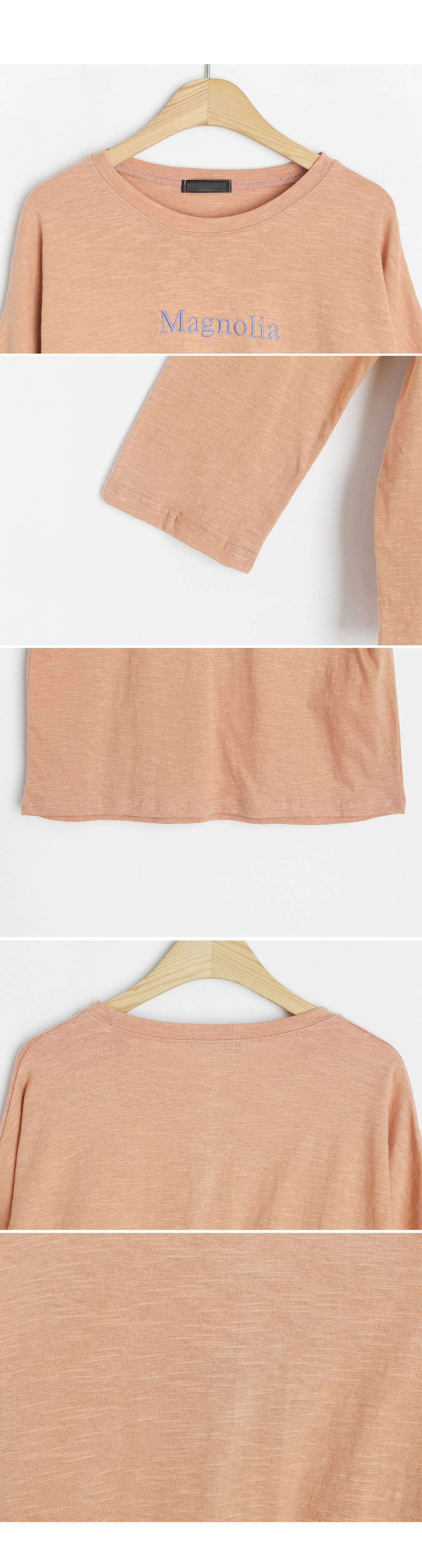 Magnolia刺繍Tシャツ・全4色 | DHOLIC | 詳細画像8
