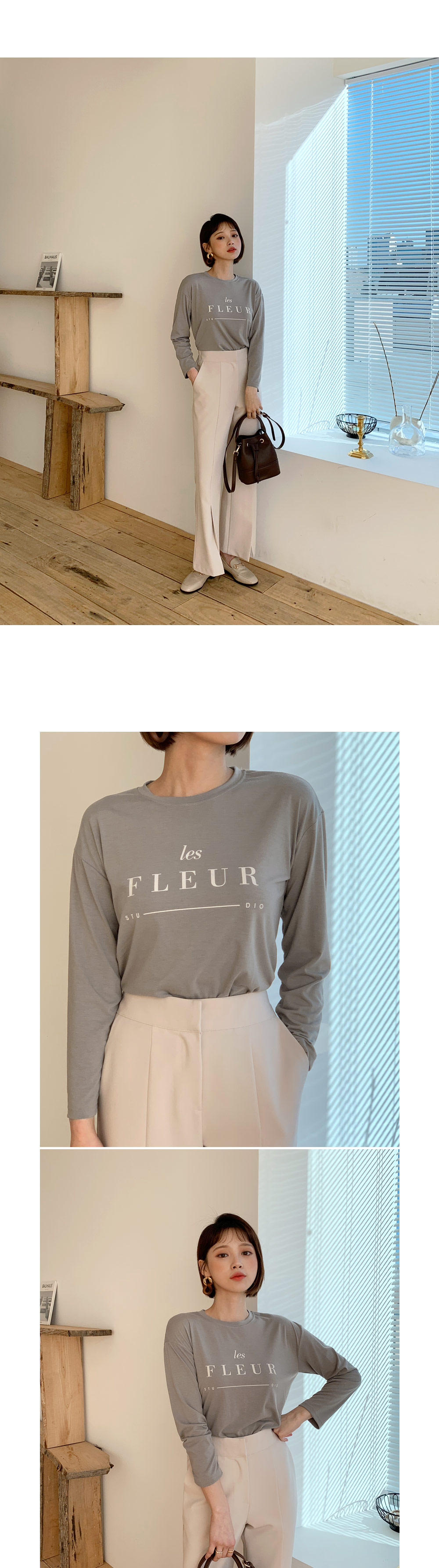 FLEURプリントTシャツ・全4色 | DHOLIC | 詳細画像8