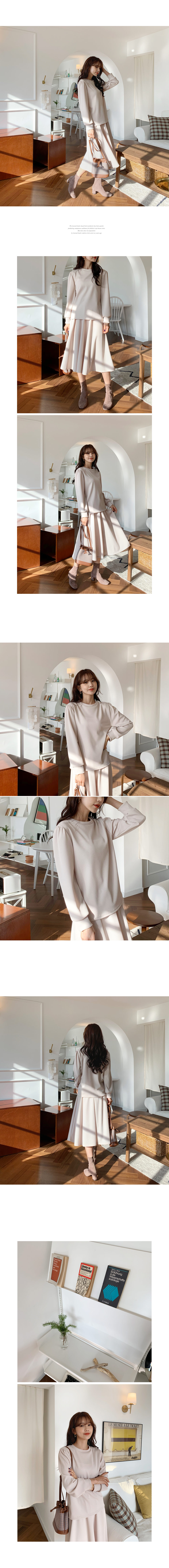 パフTシャツ&スカートSET・全4色 | DHOLIC | 詳細画像2
